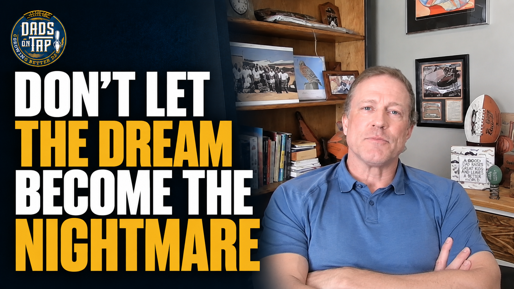 Load video: Scott Mawdesley discussing how to keep a long-held dream from becoming a nightmare